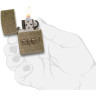 Zippo Classic 28994, золотистая матовая