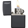 Zippo Classic 218ZL, матовая чёрная, с бензином